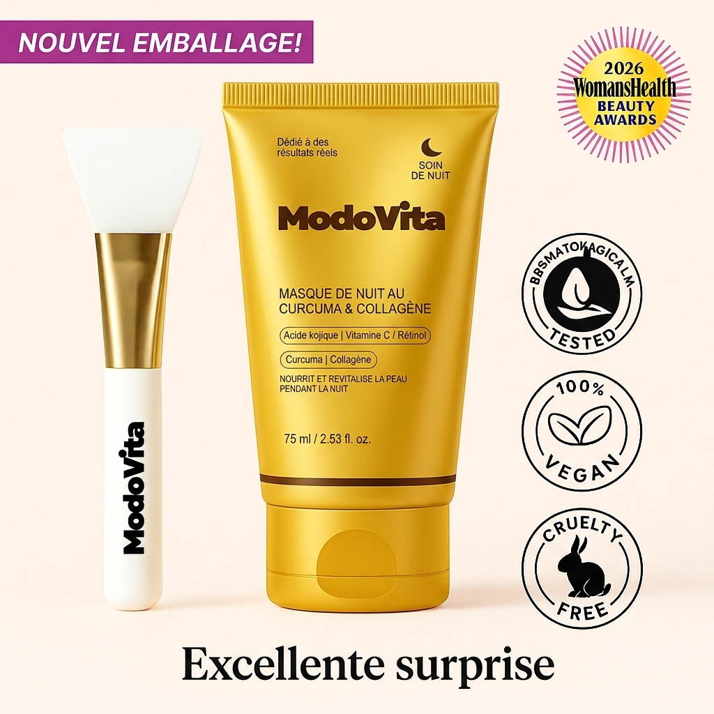 Masque Coréen au Curcuma et Collagène