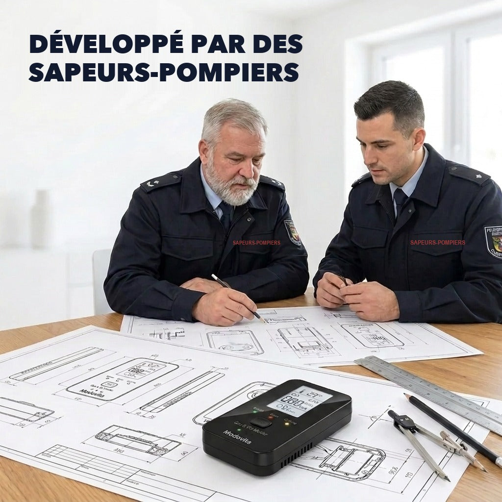 Détecteur Modovita développé par des sapeurs-pompiers