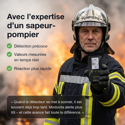 Avec l’expertise d’un sapeur-pompier : détection précoce et valeurs en temps réel